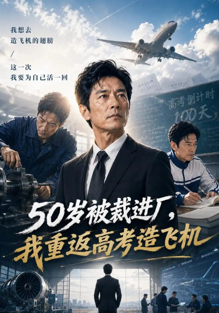 50岁被裁进厂，我重返高考造飞机(全集)