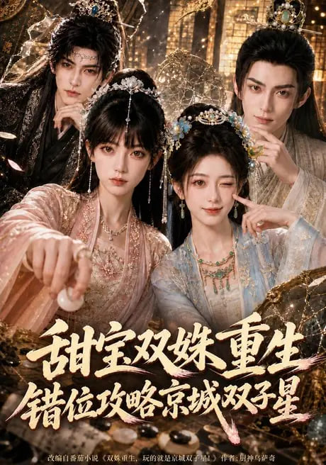 甜宝双妹重生，错位攻略京城双子星(全集)